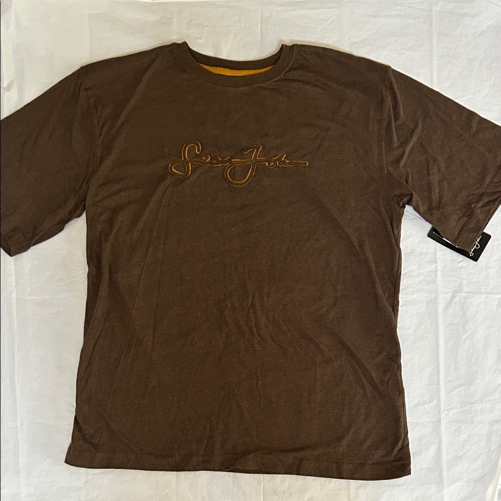 Sean John Dark Brown Short Sleeve Tee